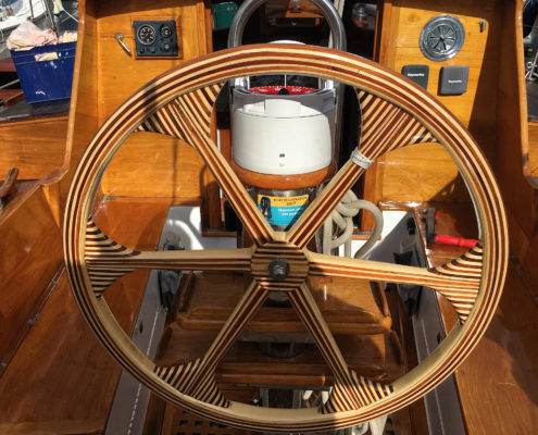 The wheel on the Trevassa