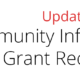 Community Infrastructure Grant - Update
