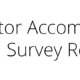 Visitor accommodation survey results