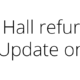 Hall refurbishment update