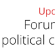 Forum with political candidates update