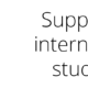 Supporting International Students