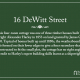 16 deWitt Street