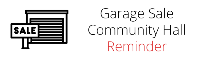 Garage Sale 2023 Reminder